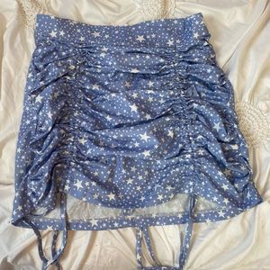 Blue stars skirt, size M